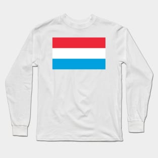 Flag of Luxembourg Long Sleeve T-Shirt